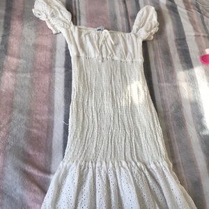 Medium sized white dress